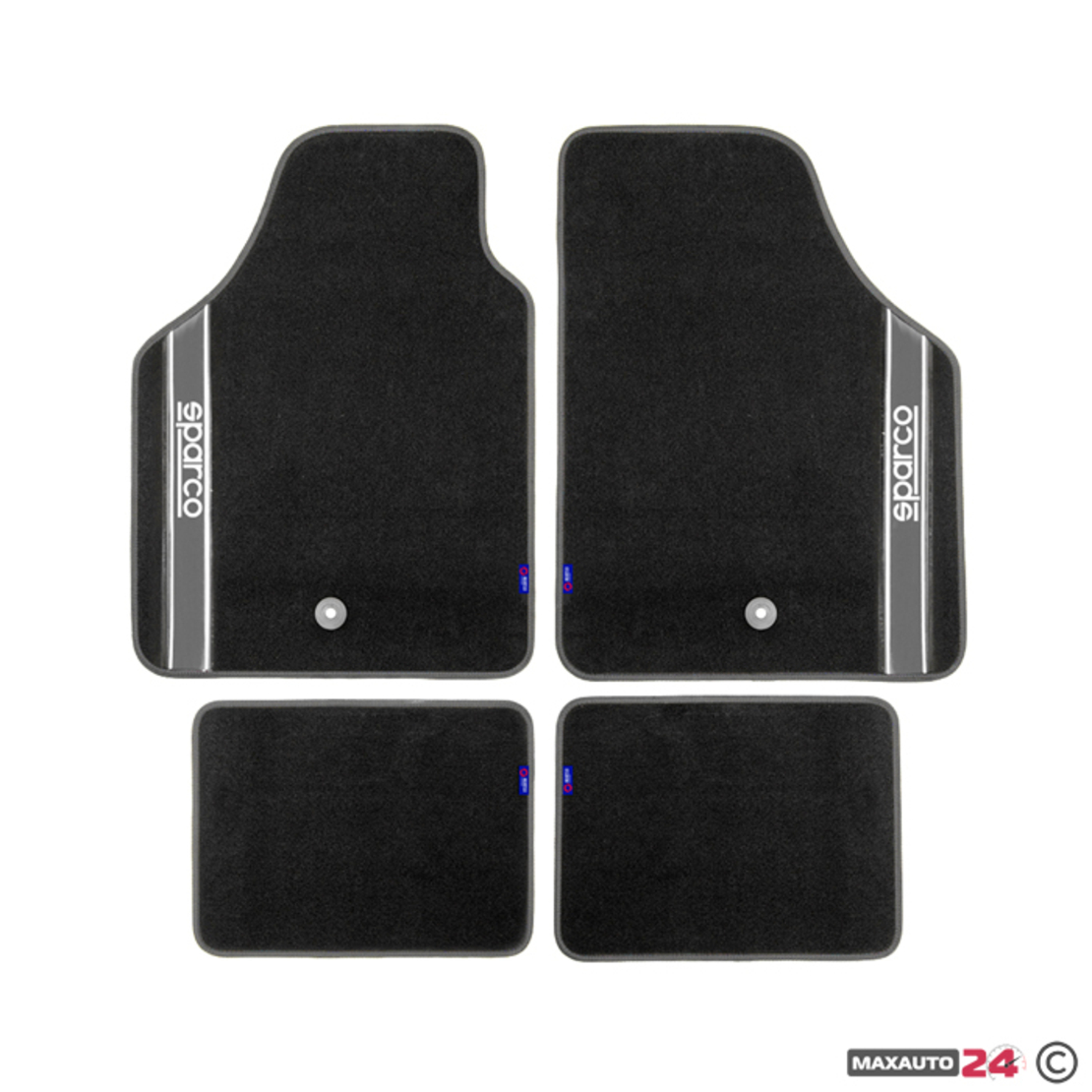 Универсални мокетни стелки Sparco - 03763BAR със сиво