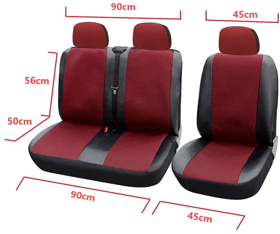 2+1 Комплект Лукс Универсални Калъфи , Тапицерия За Предни Седалки PREMIUM За Transit, Sprinter, Movano, Master, Crafter, Transporter, LT, Boxer, Jumper TAP499