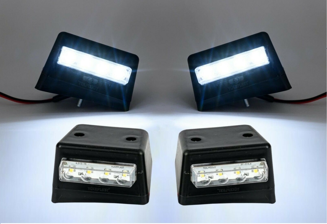 Комплект Лява и Дясна LED Габаритни Светлини 12V за покрив Transit Mk5 Mk6 1991-2006