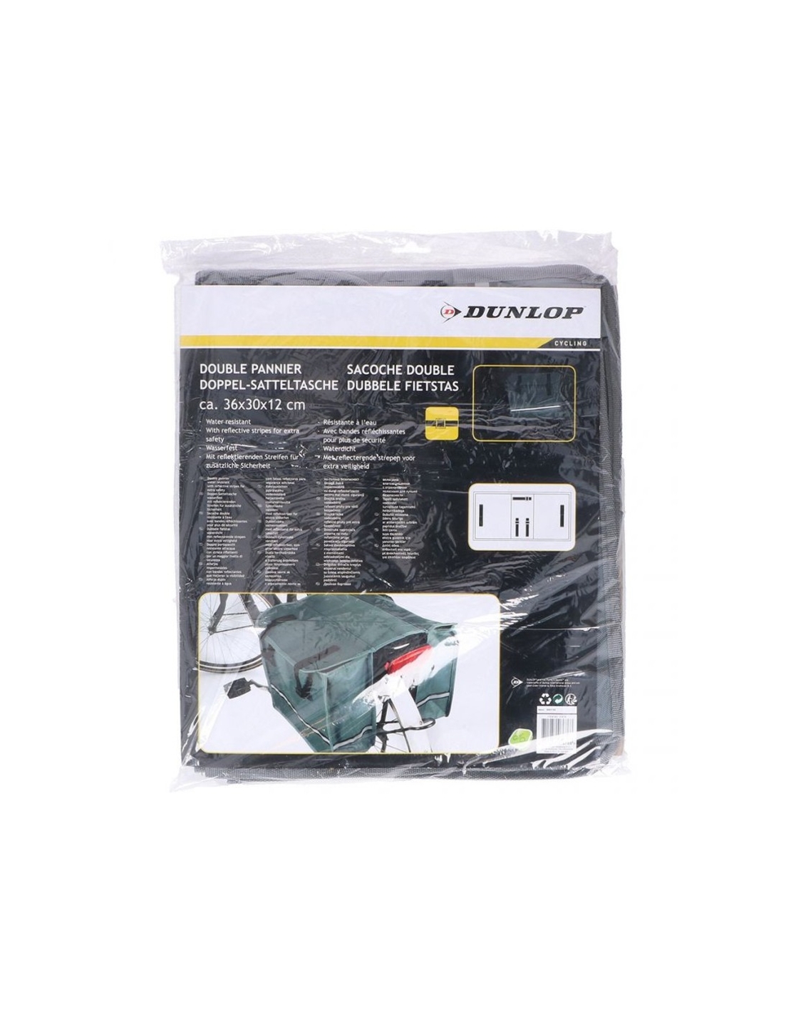 Чанта за багажник на велосипед колело Dunlop 26l