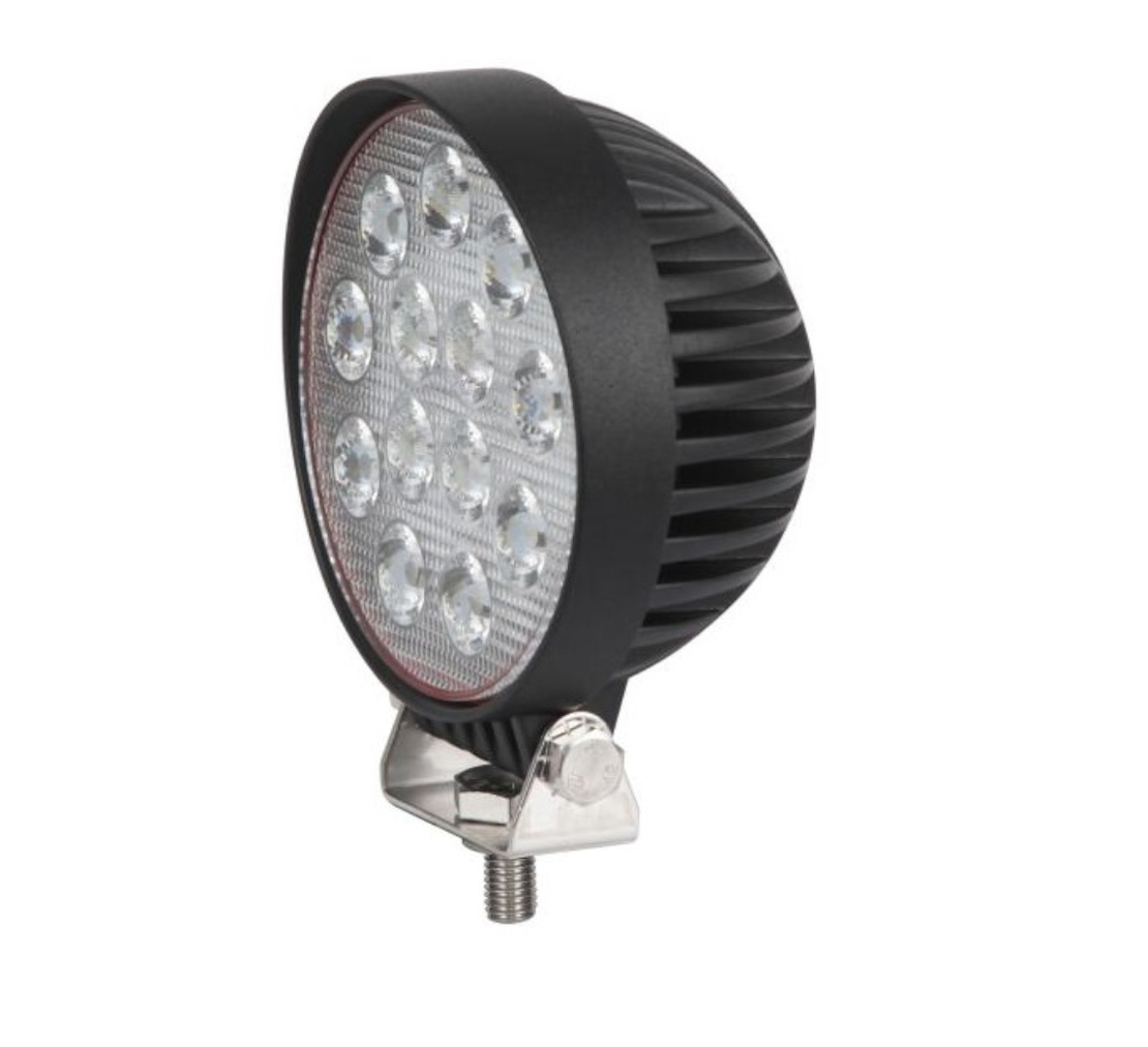 12См 39W Супер Мощен Кръгъл PRO Led Диоден Халоген Лед Лампа Прожектор 12V 24V