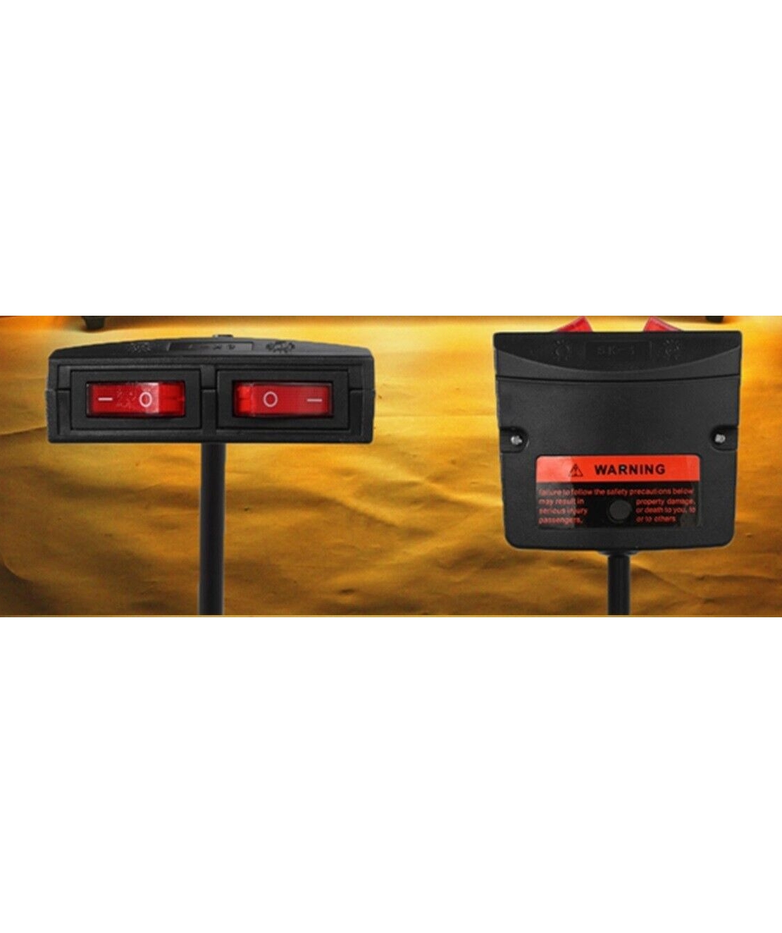12V 24V Лед Led Диодна Мощна Синя Аварийна Сигнална Лампа Буркан 97.5 см 10 режина За Пътна Помощ Платформа Снегорин и др.