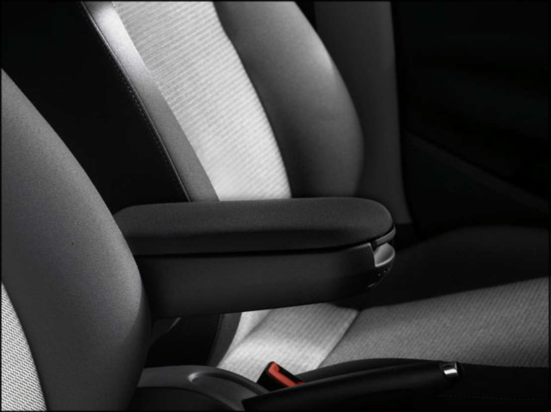 Нов Подлакътник, Барче за автомобил за Сеат Ибиза Seat Ibiza 2002-2008 Cordoba Кордоба с черно текстилно покритие