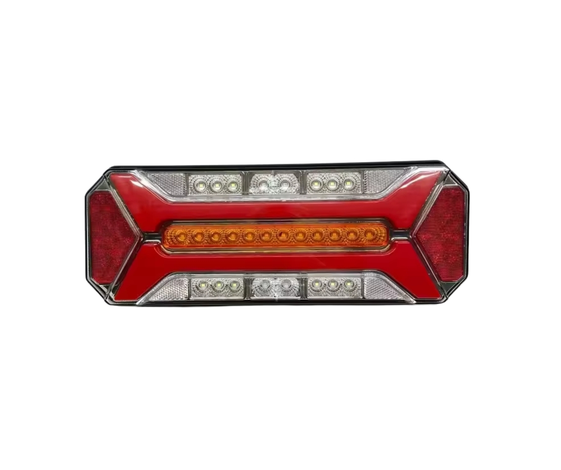 LED стоп с 5 функции за камион и ремарке, динамичен мигач, стоп светлина, заден ход, мъгла, IP66, 12–24V
