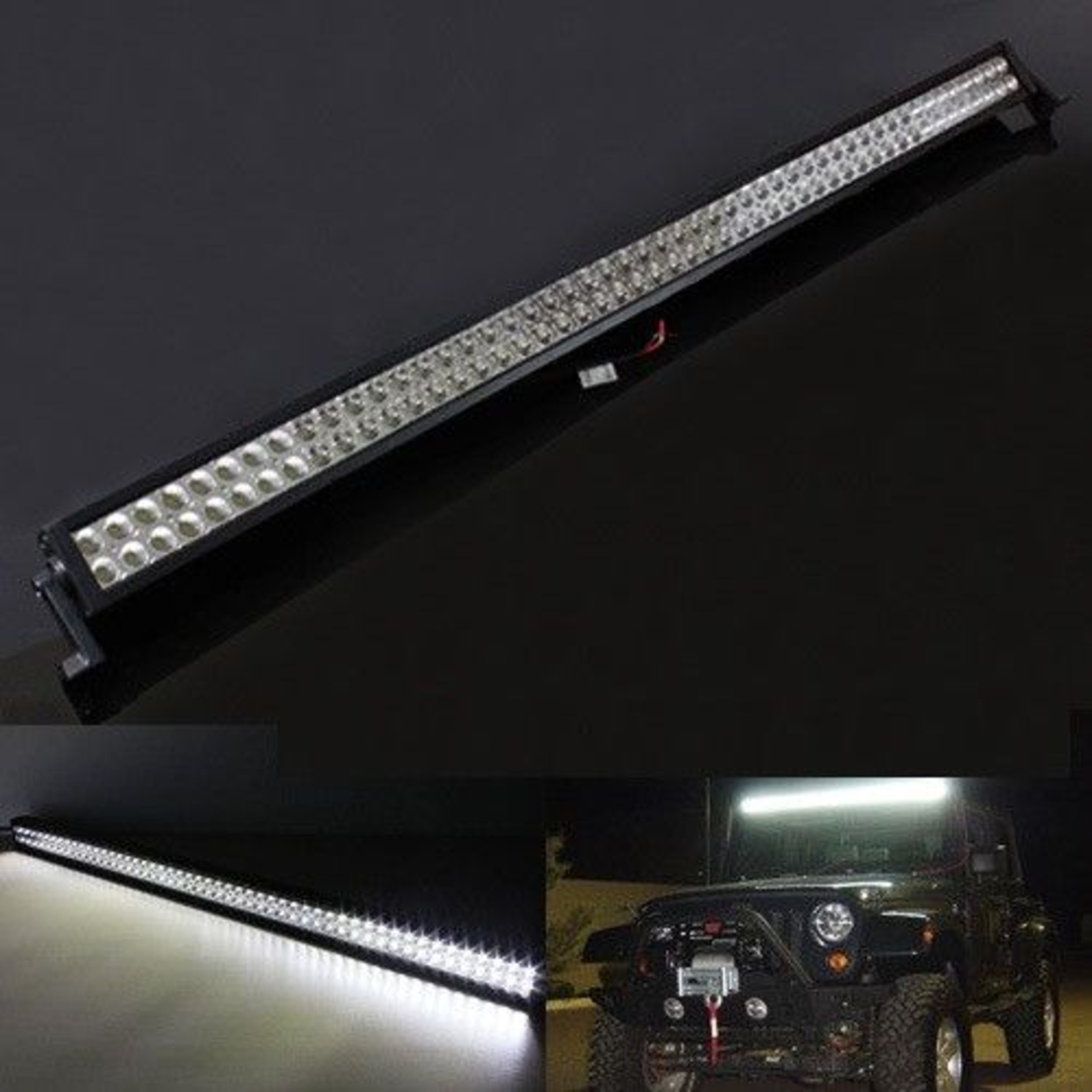 131 См Мощен LED бар 300W 100 LED 12V 24V АТВ, Джип, 4х4, Offroad, Камион