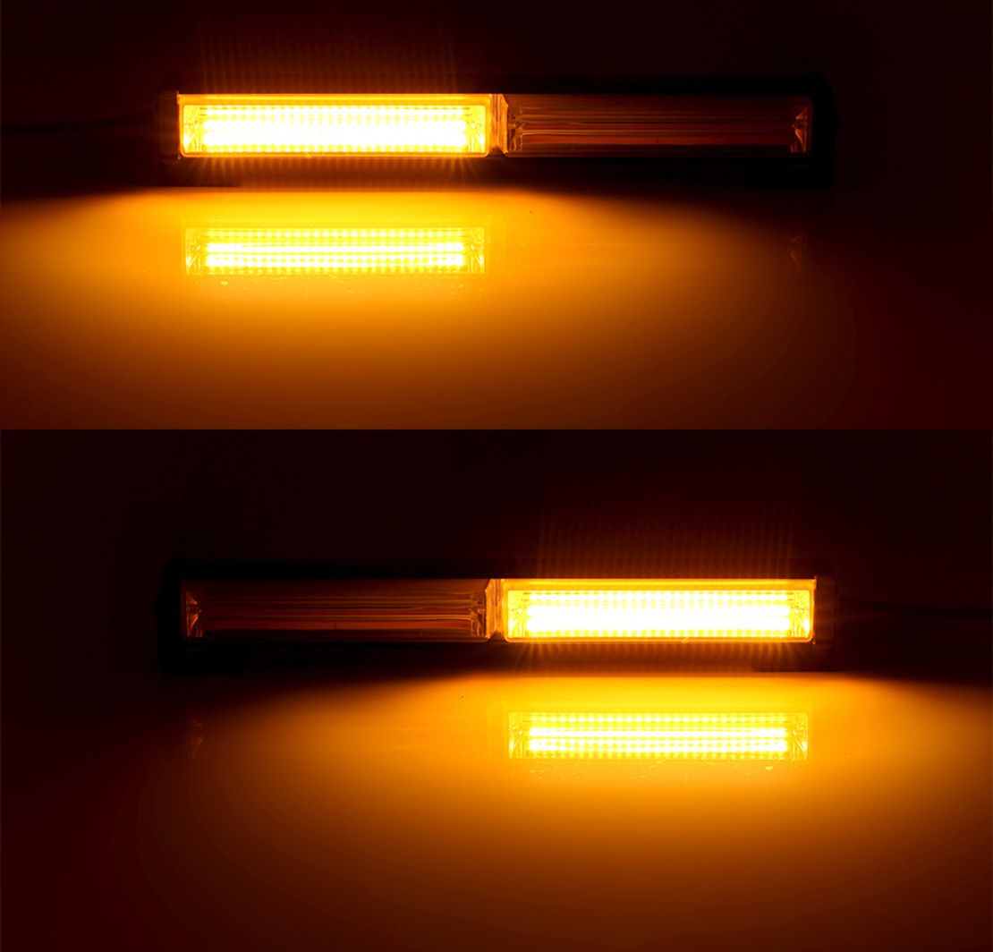 30 Cm Сигнална Аварийна Блиц Маяк Led Бар Лампа Пътна Помощ Платформа 12V-24V 36W