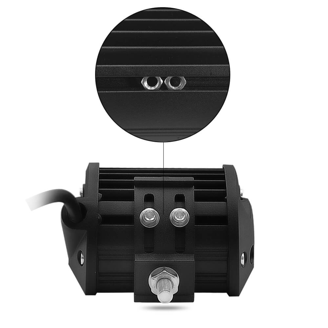 Универсален 72W Лед LED Халоген Фар Работна Лампа 12V - 24V с Насочена Spot Светлина за автомобил офроуд бус ван камион