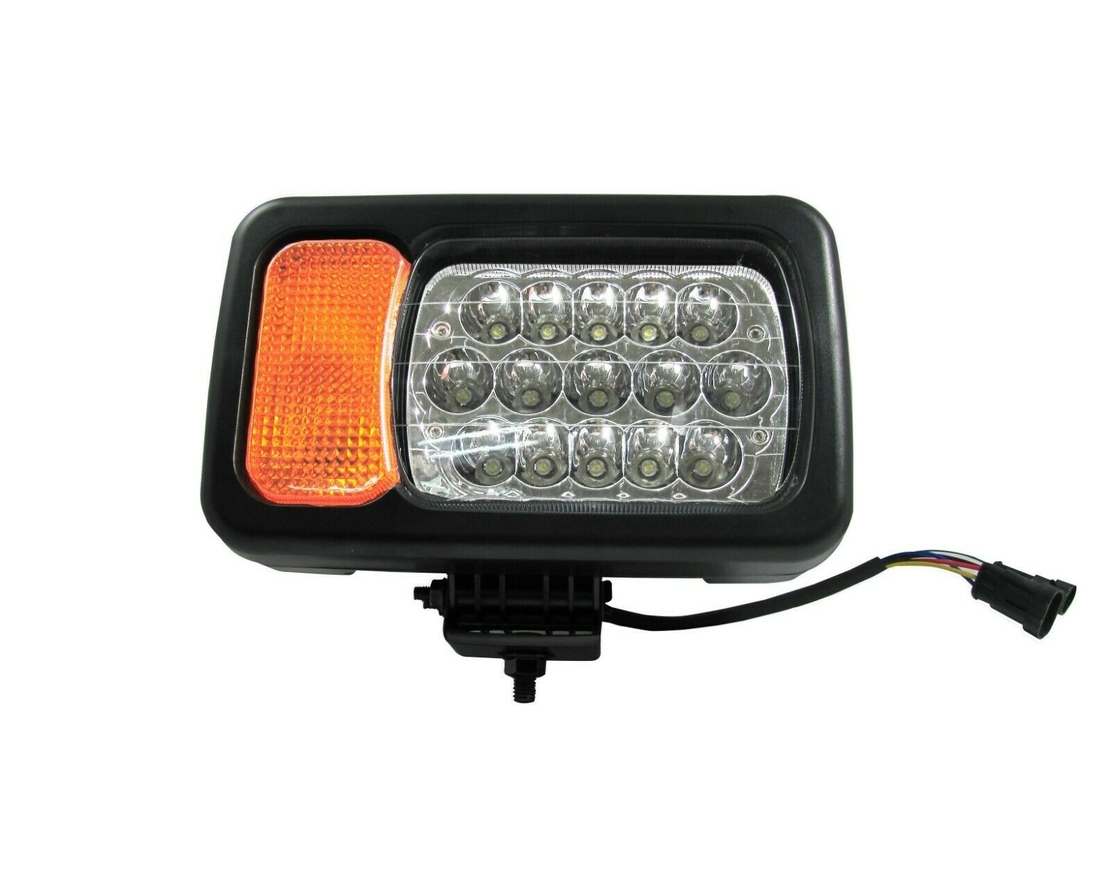 Десен фар 16LED къси / дълги светлини мигач рефлектор подходящ за трактор комбайн багер и др.