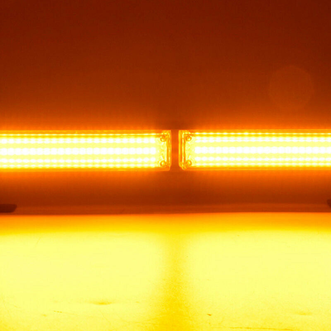 30 Cm Сигнална Аварийна Блиц Маяк Led Бар Лампа Пътна Помощ Платформа 12V-24V 36W