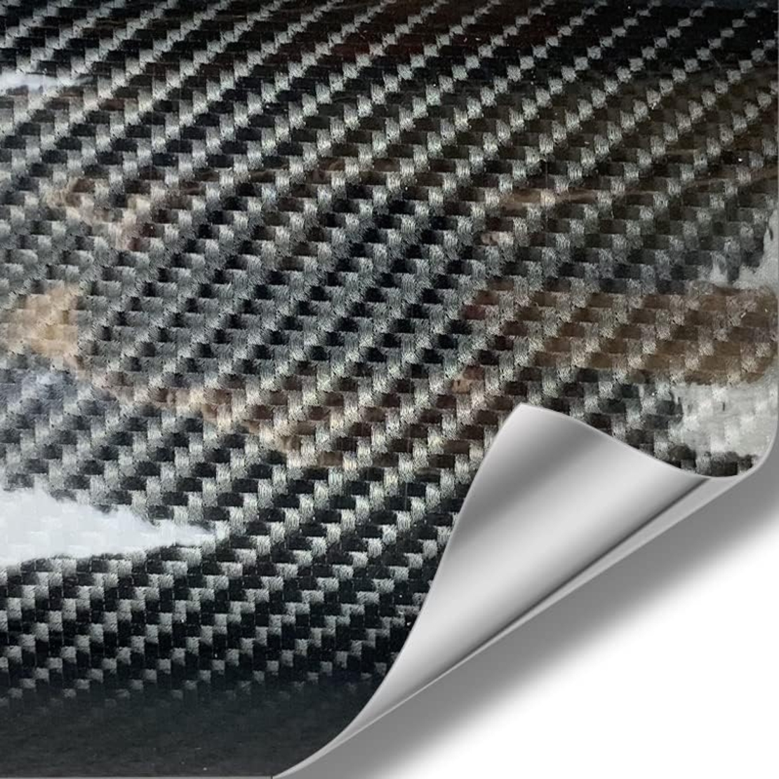 9D Декоративно автомобилно WRAP фолио 1.52 X 18M черен карбон BLACK CARBON