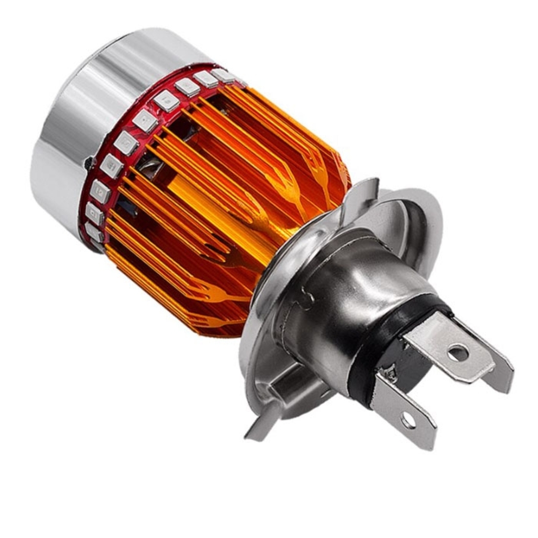 LED крушка за мотор H4 Голд боди