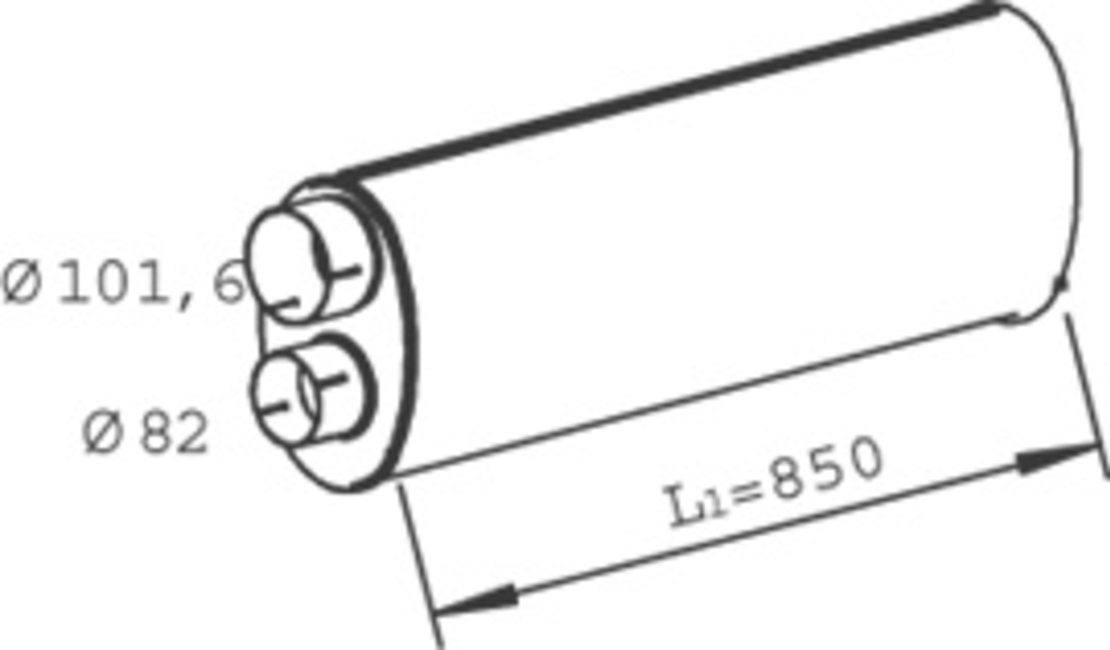 гърне L850  за MAN(МАН)