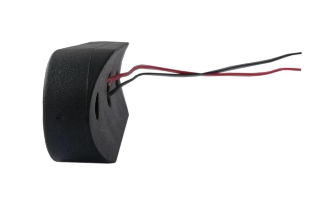 Опушен LED габарит, маркер, токос, Оранжев, 4 диода, 12V-24V - с извит гръб за монтаж на Ролбар, Булбар