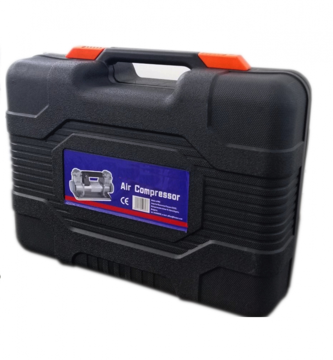 Супер мощен двубутален компресор за помпане на гуми 150l 12V 45Amp подходящ за бусове джипове 4x4 ATV автомобил
