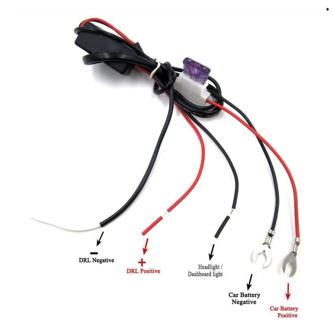 Автомобилно реле за LED дневни светлини с DRL контрол и димер ON/OFF - 12V