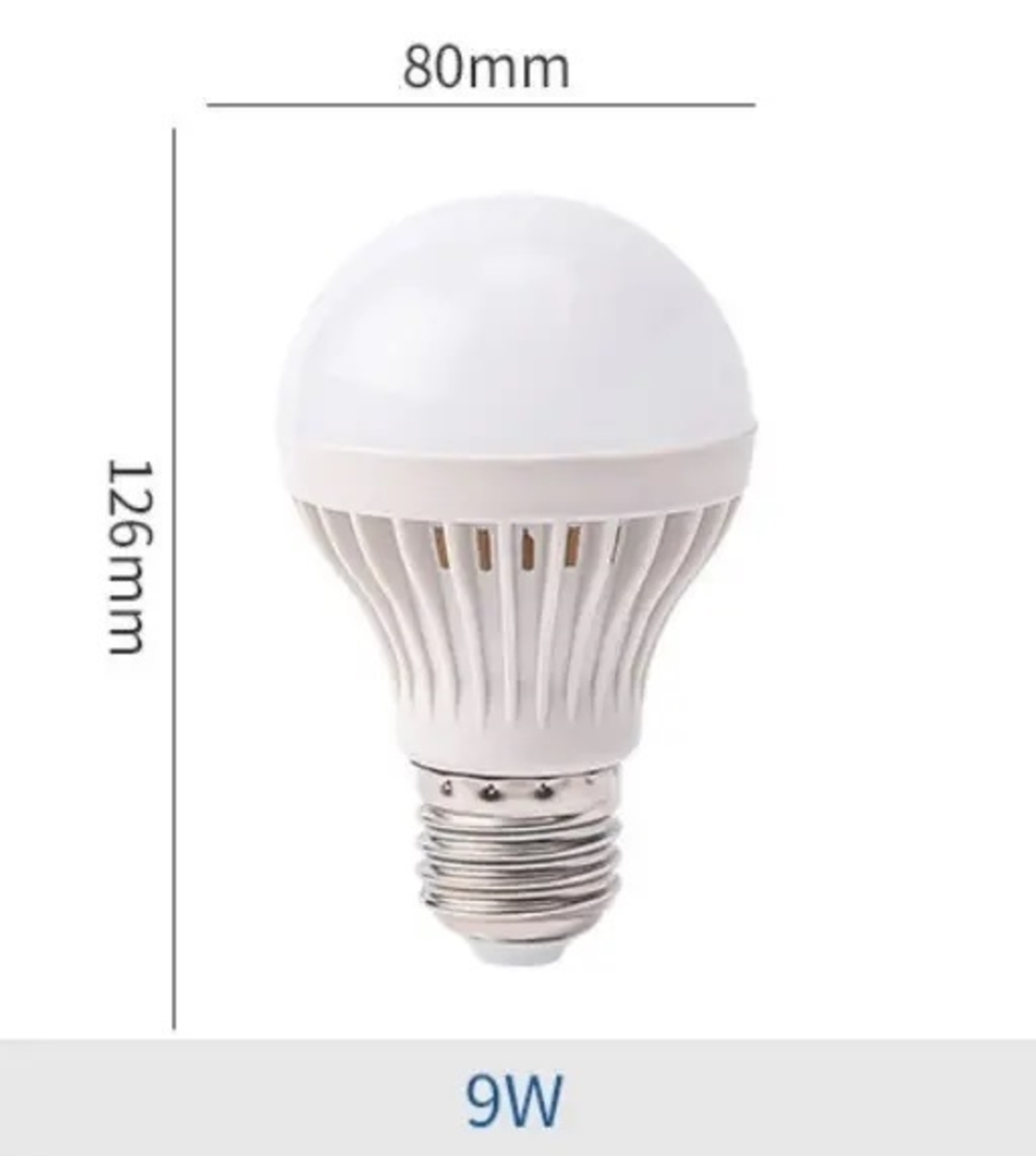 Подвижна работна LED лампа с щипки кабел и ключ 12V 9W