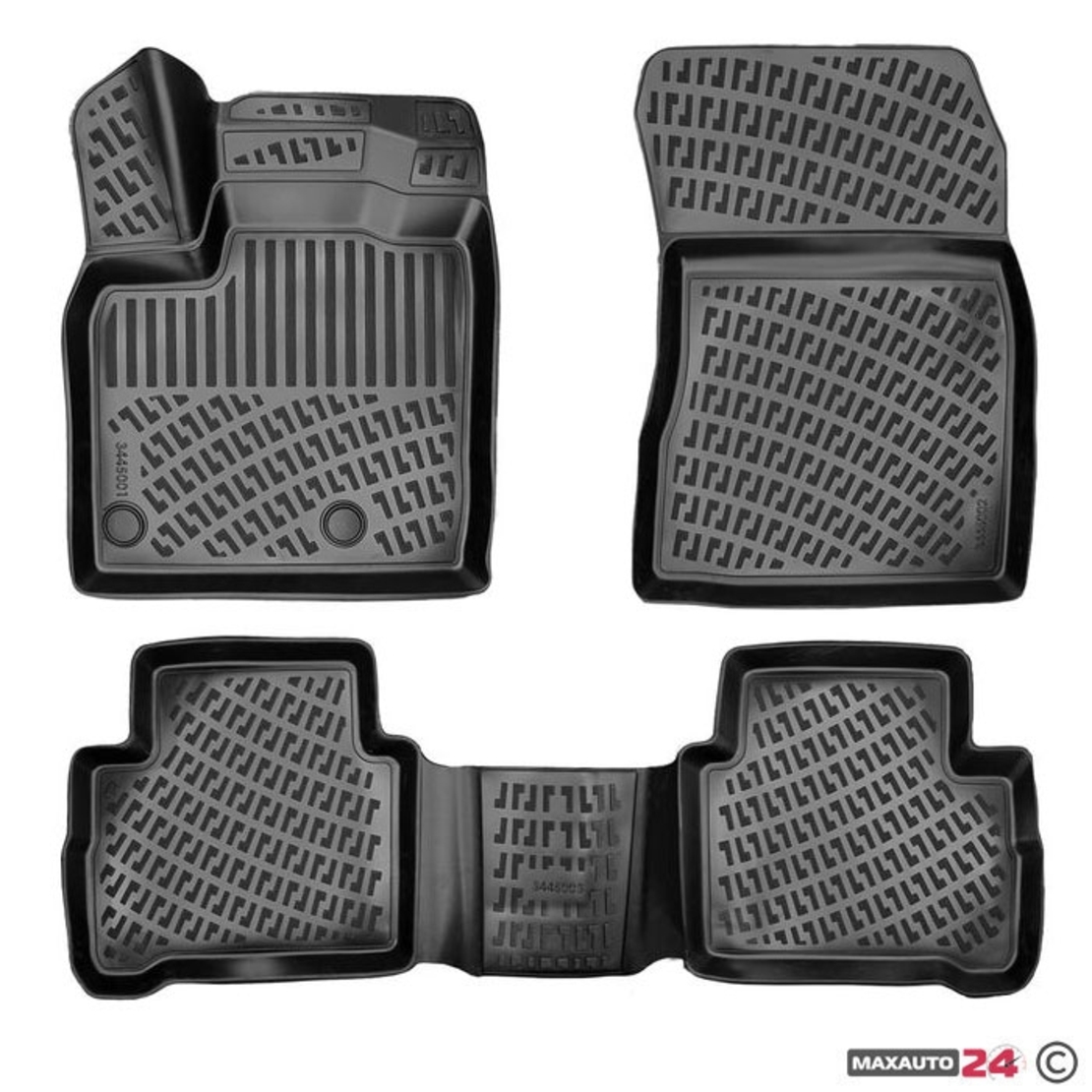 Гумени стелки RizLine съвместими с Nissan Qashqai J12 2021-