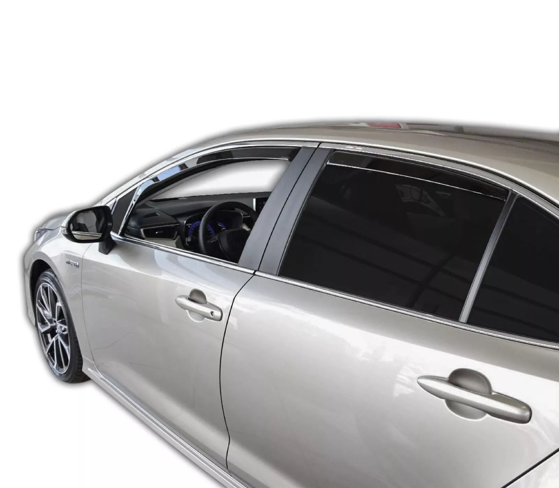 Комплект от 4бр. ветробрани за Toyota Corolla (12-Gen) Седан 2018+