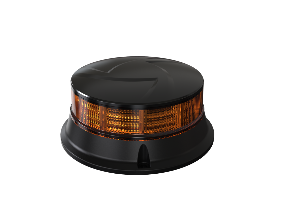 19W Лед Led Диодна Въртяща се Сигнална Аварийна Лампа Маяк Буркан за Пътна Помощ Платформа 12V - 24V