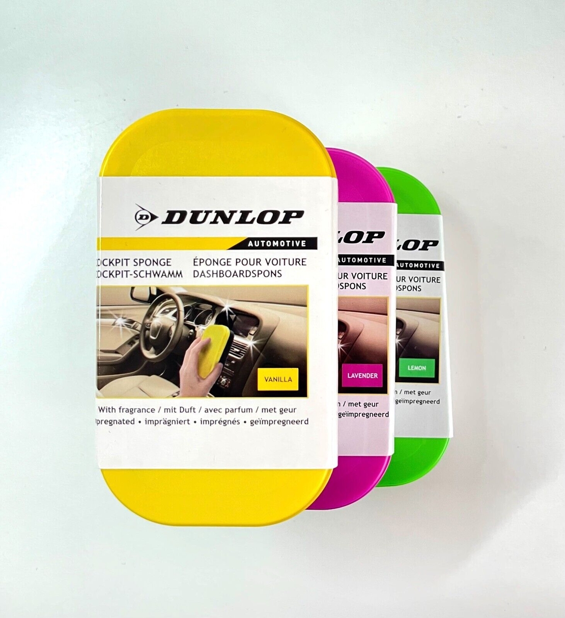 Гъба за автомобилно табло с аромат на ванилия Dunlop
