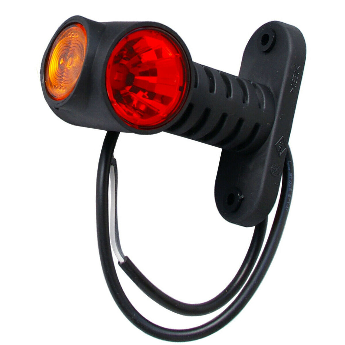 1 Брой 12см LED Лед Габарит, Рогче, 12V-24V, 3 SMD Диода, Тройна Функция, Червена, Бяла, Жълта Светлина, 3D Светлинен Ефект