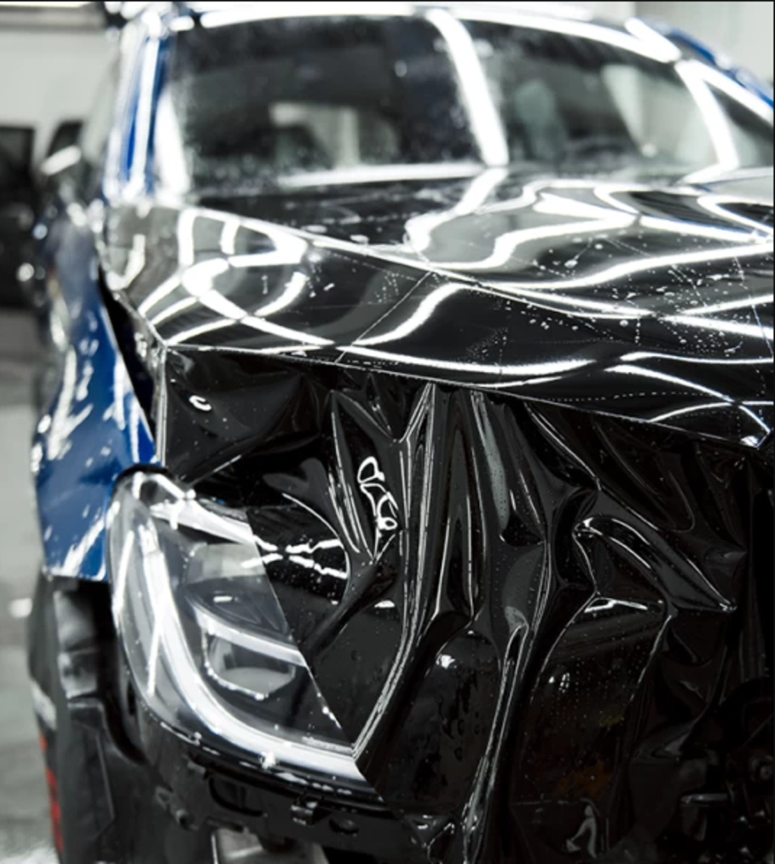 Декоративно автомобилно WRAP фолио 1.52 X 28M черен гланц лъскаво черно