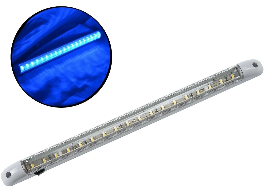 LED Лед Диодна Лампа, Тръба, 40см, Синя Светлина, 24V, За Автомобил, Камион, За Дома или Офиса