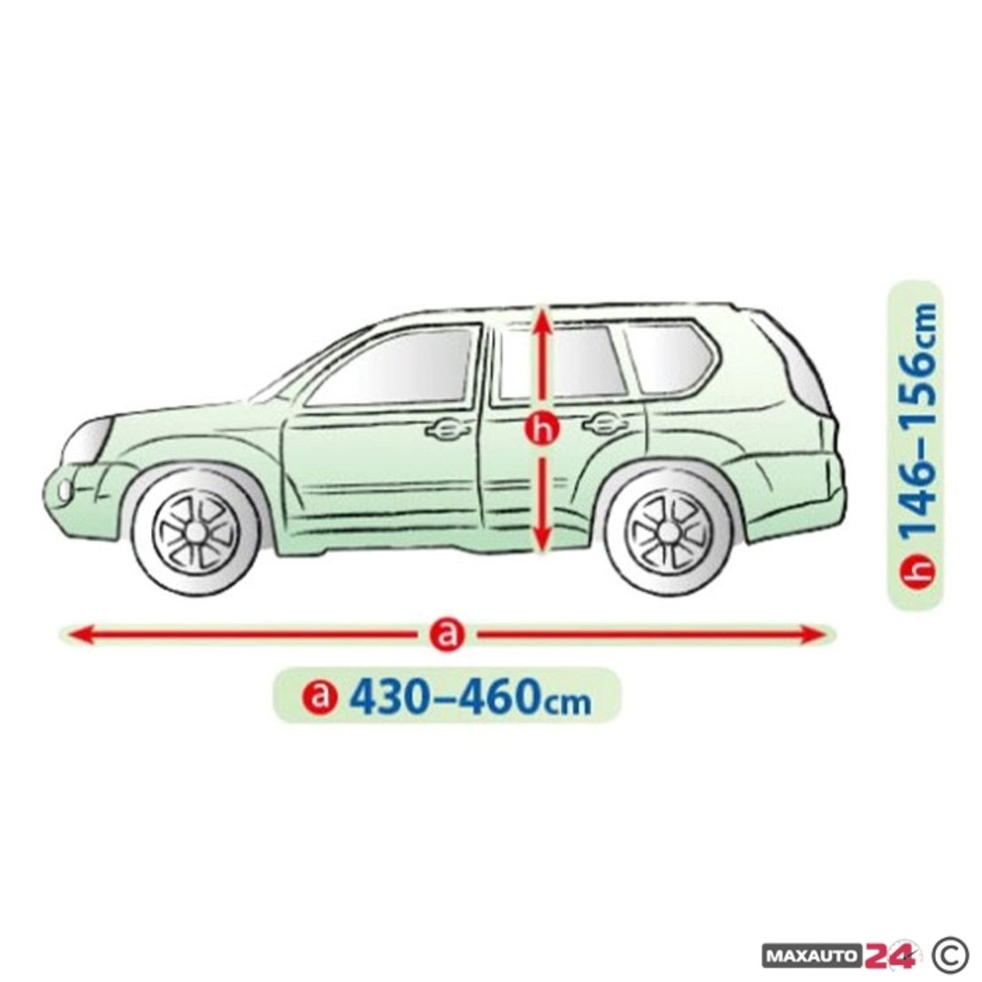 Покривало Kegel серия Mobile размер L сиво за SUV