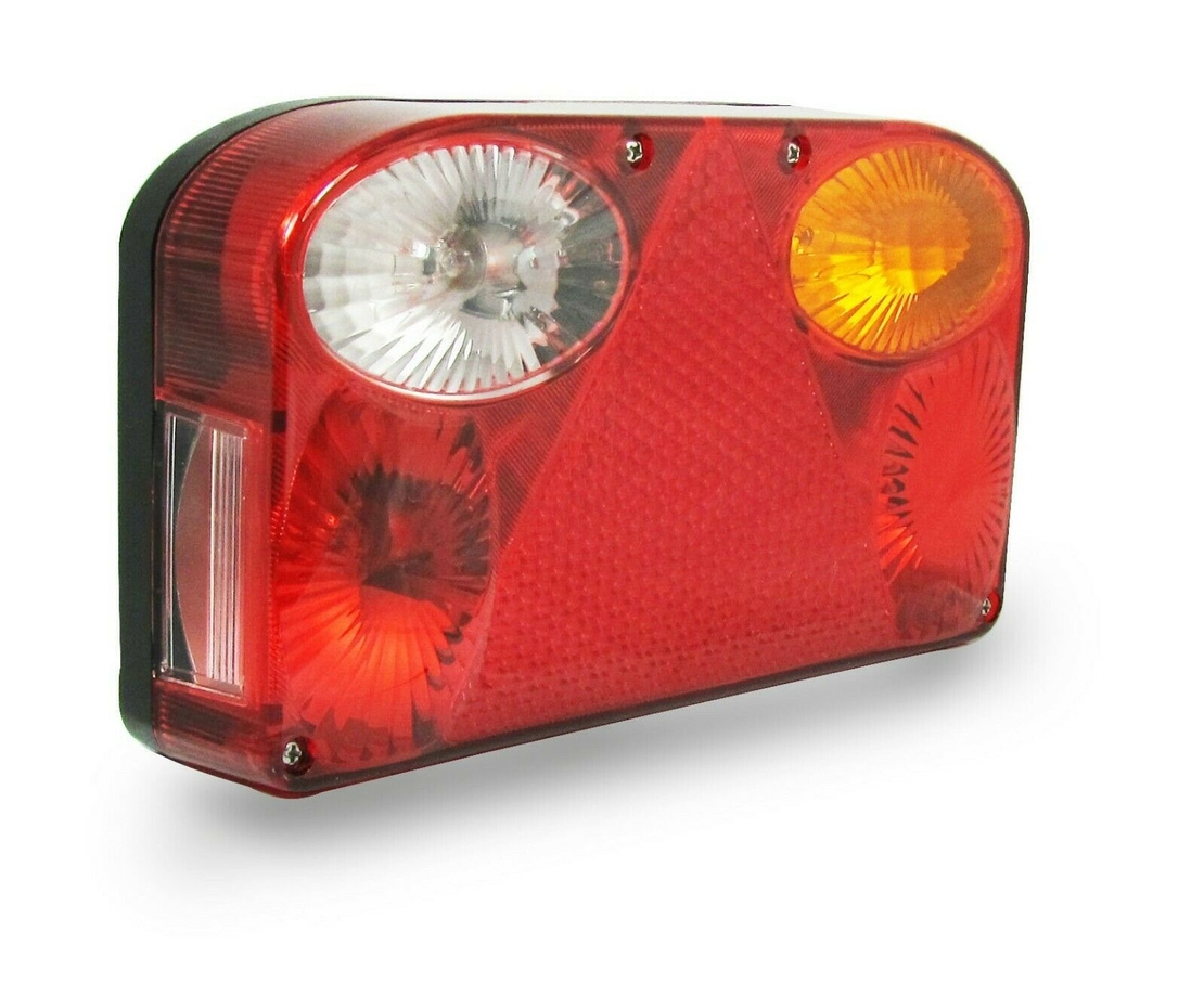 Комплект стопове задни свeтлини с крушка 12V подходящи за Бус Камион Ремарке Караванa Платформа със сертификат E11
