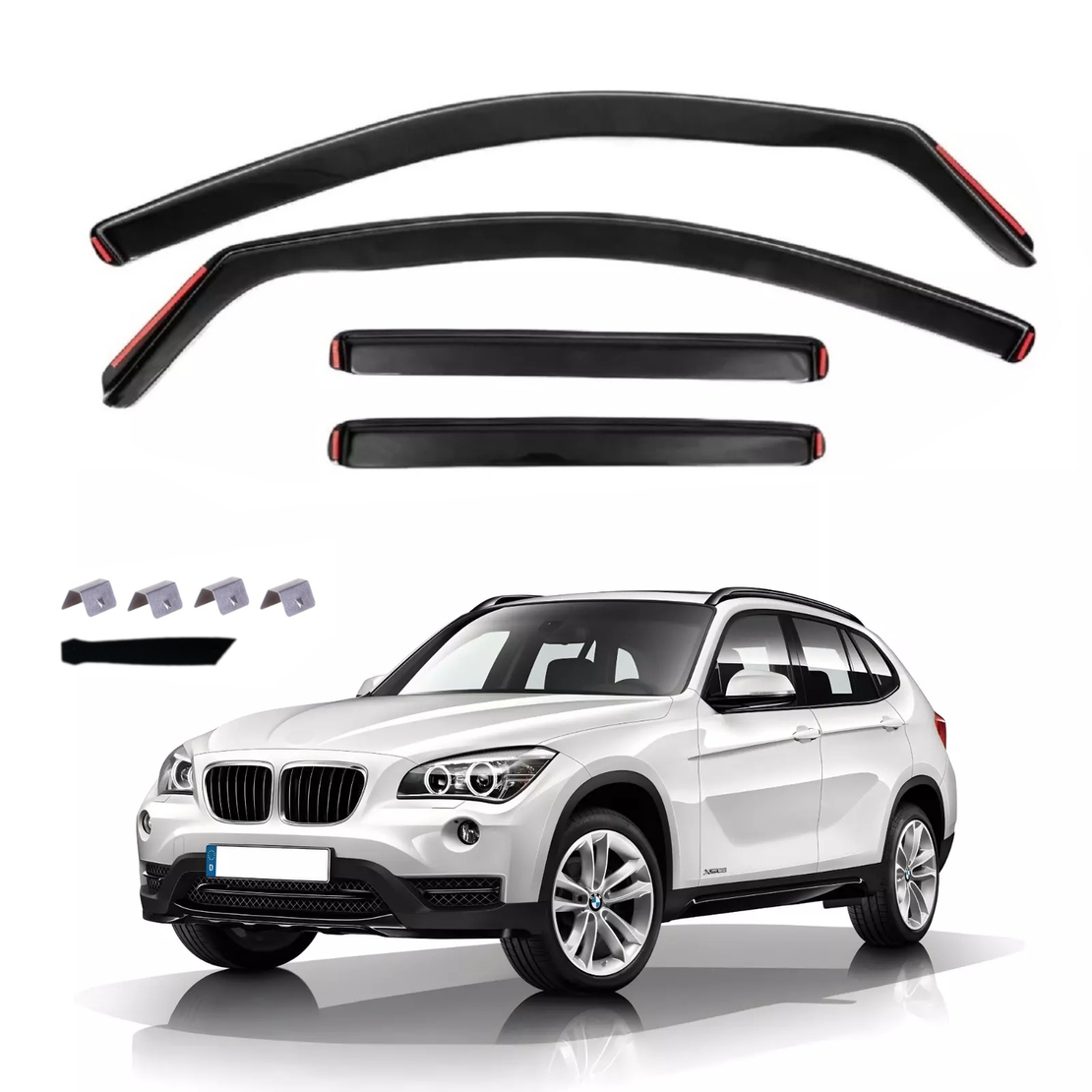 Комплект от 4бр. ветробрани за BMW X1 (E84) - 2011-2013 Facelift