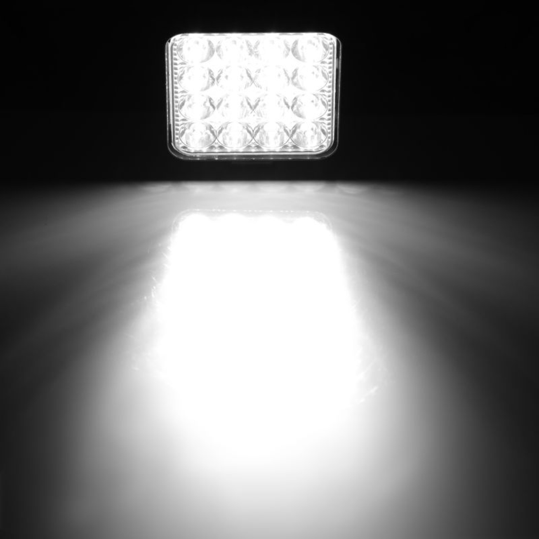 48W Мини ЛЕД LED Диоден Фар Прожектор Дневни Светлини Диодна Лампа 12V 24V