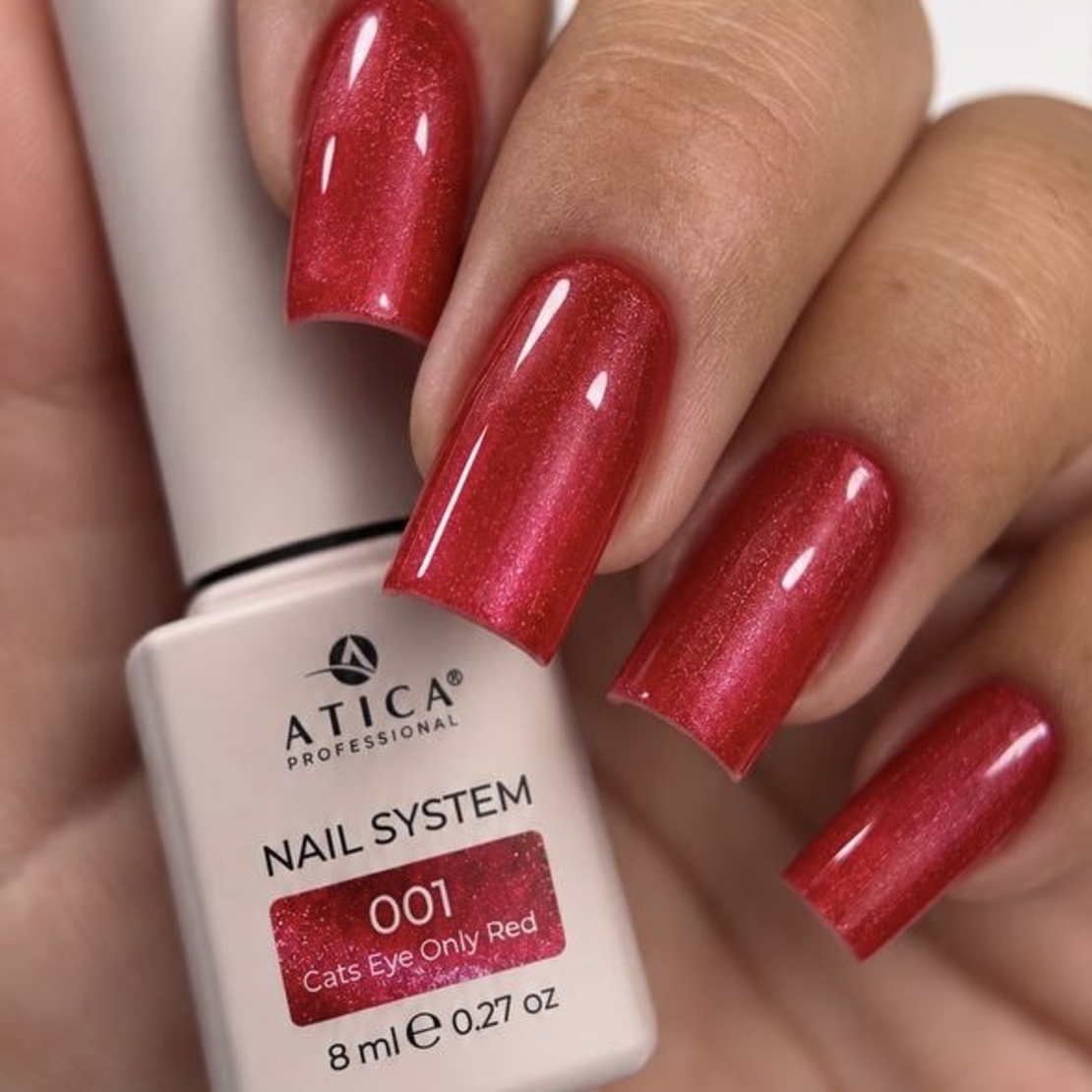 Gel polish Cat eye Only red 01 8 ml