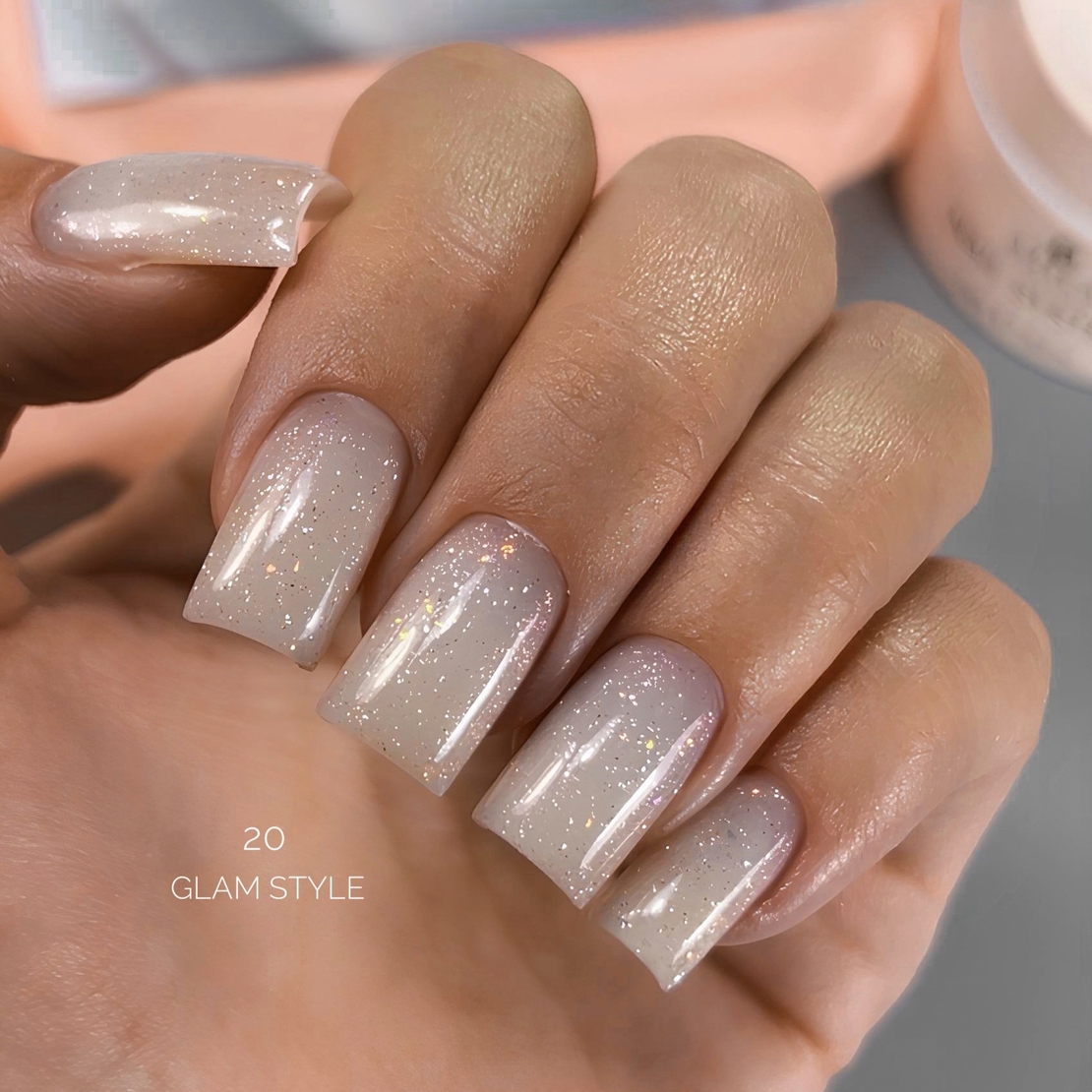 Exel builder gel Glam style shimmer 20 30 ml