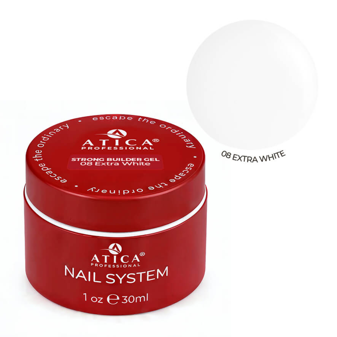 Builder gel fibro strong Extra white 30 ml