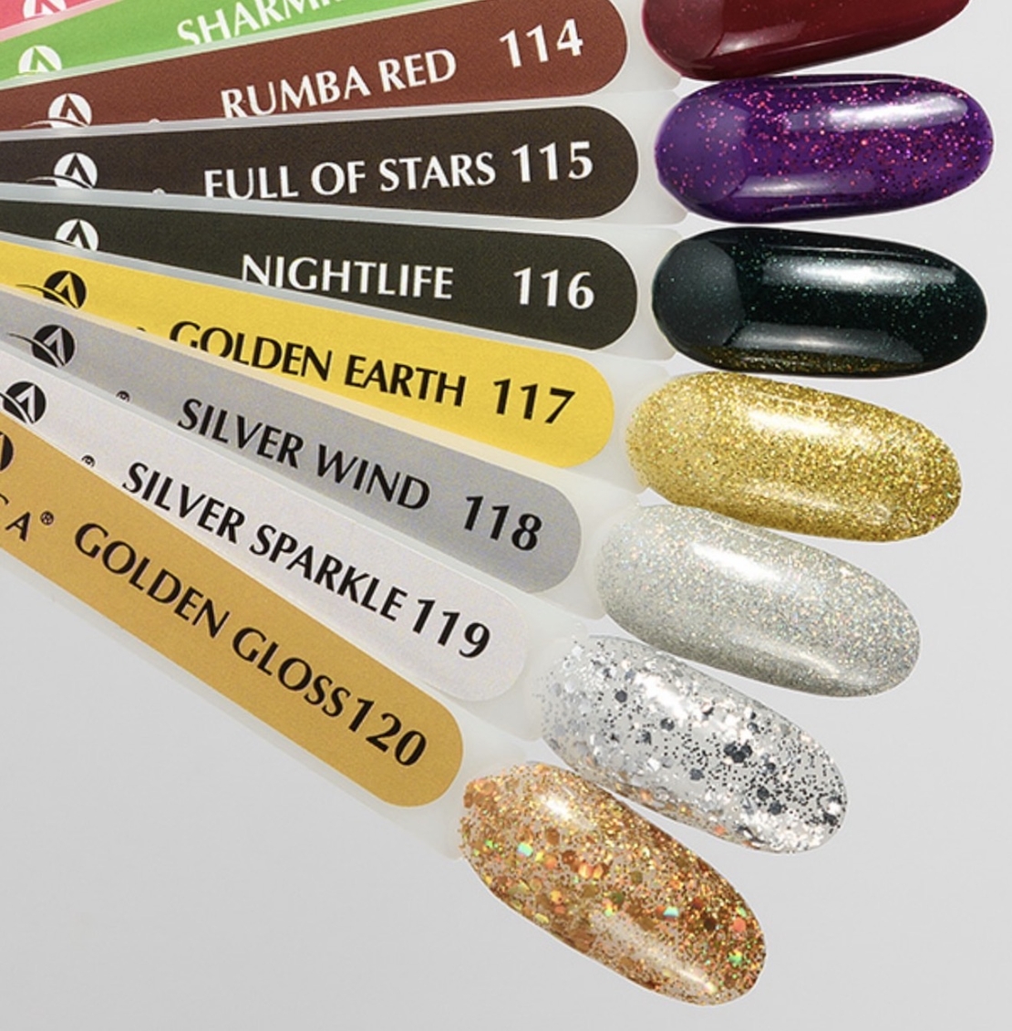 Gel polish Golden gloss 120 7.5 ml