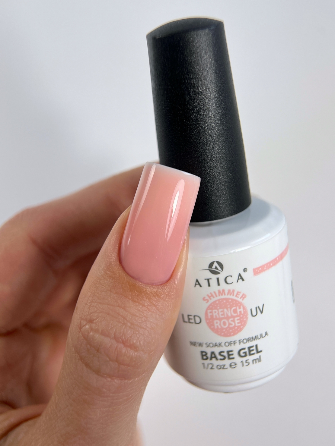 Soft base French rose shimmer 15 ml