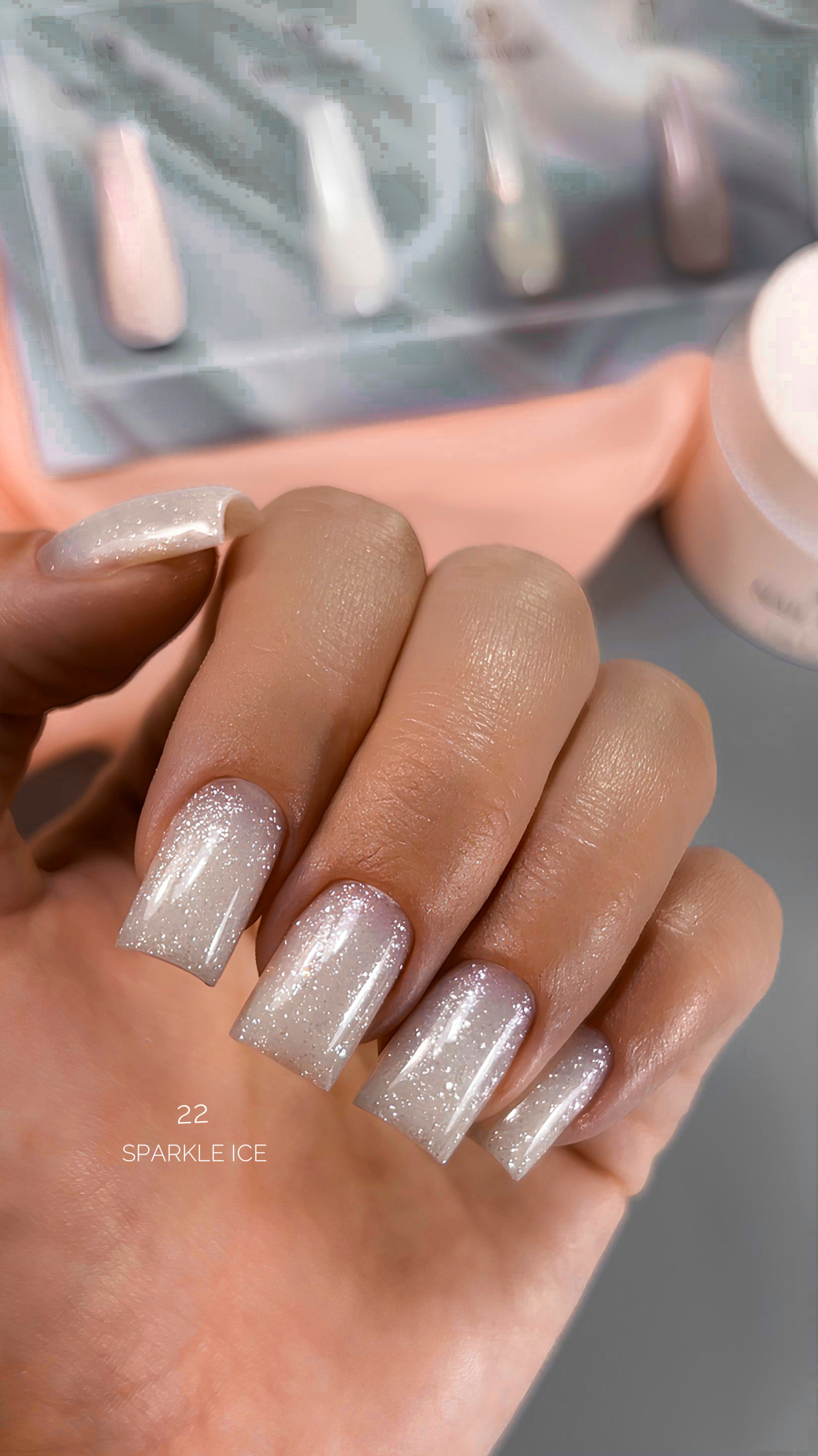 Exel builder gel Sparkle ice shimmer 22 30 ml