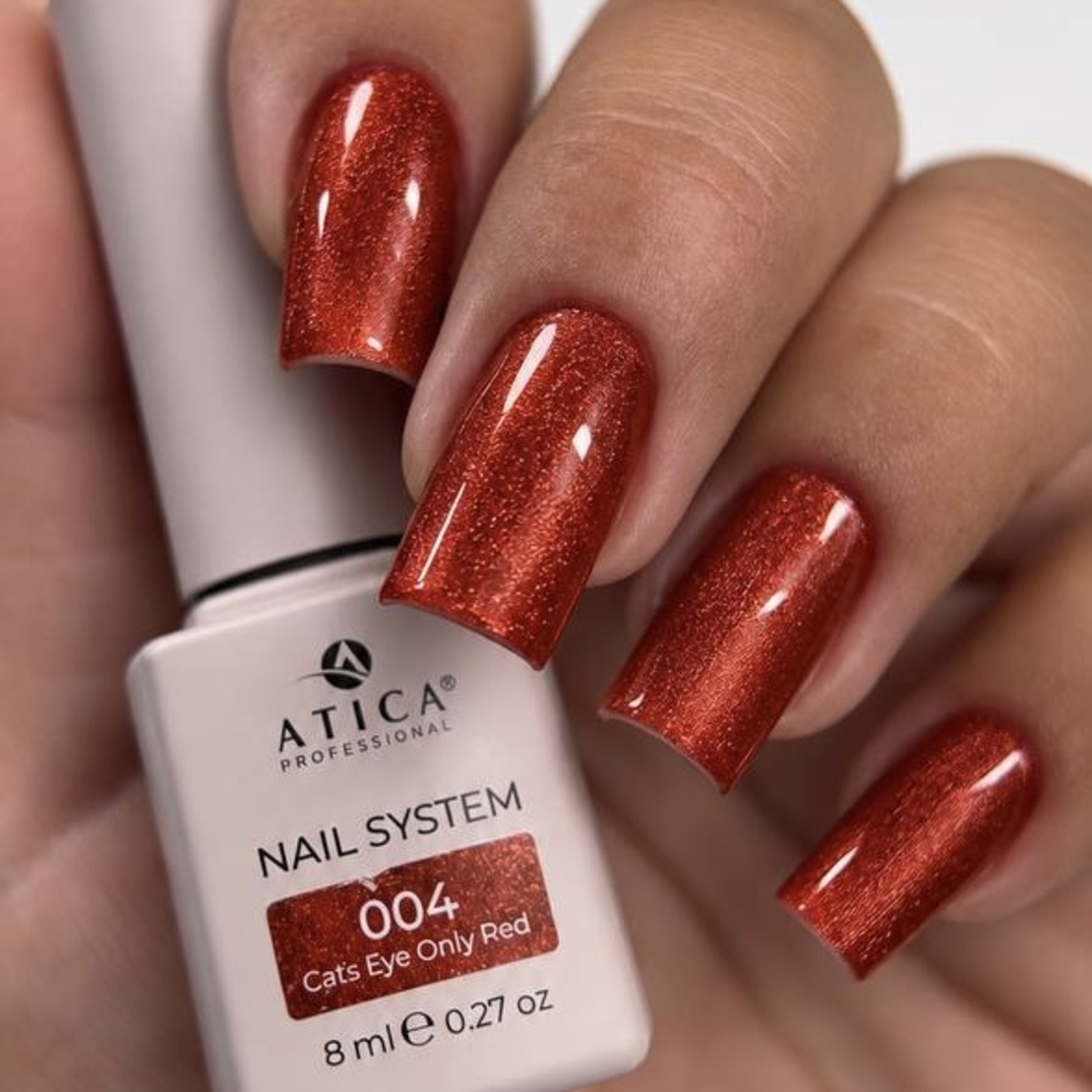 Gel polish Cat eye Only red 04 8 ml