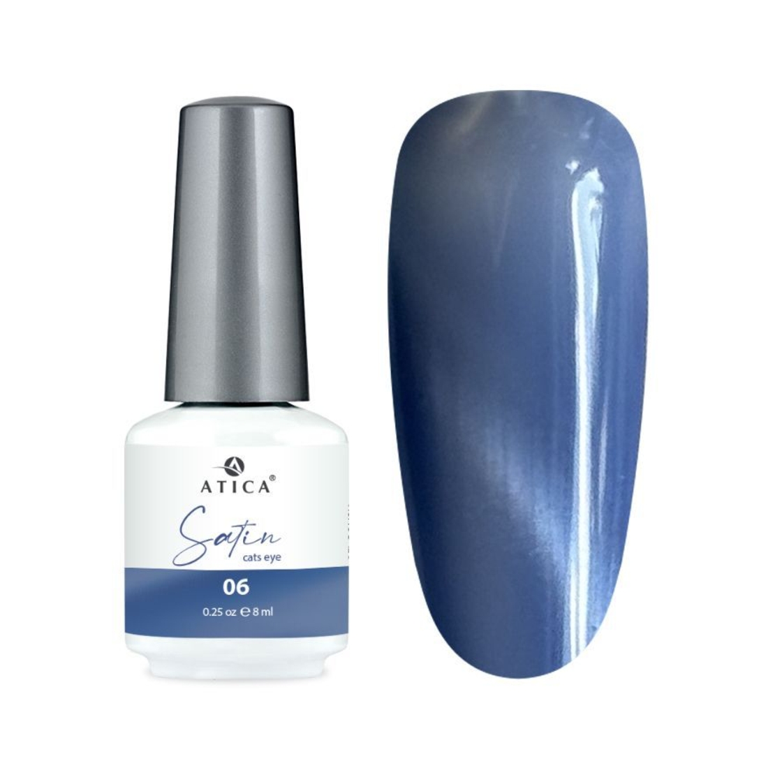 Gel polish Satin cat eye 06 8 ml