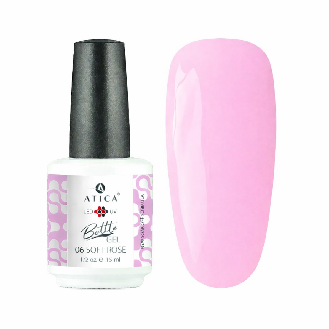 Bottle gel Soft rose 15 ml