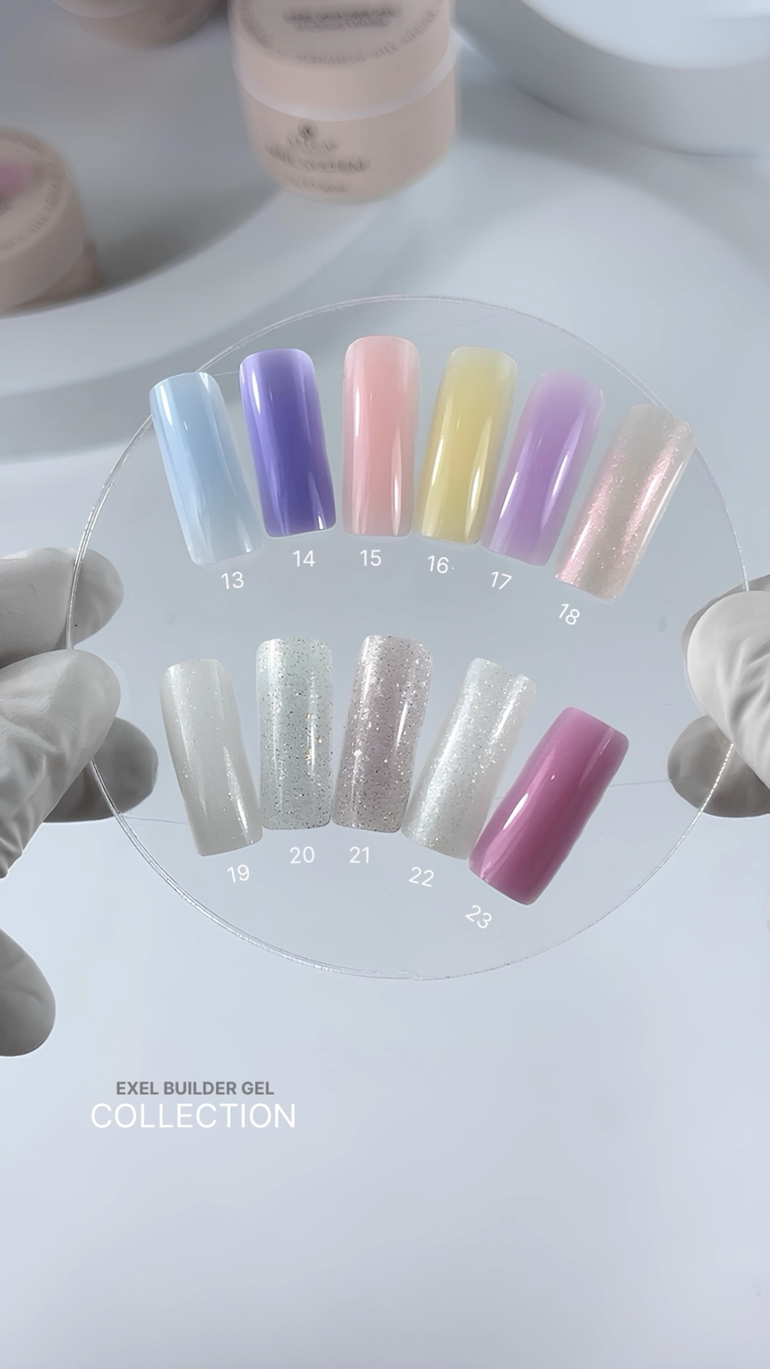 Exel builder gel Sparkle ice shimmer 22 30 ml