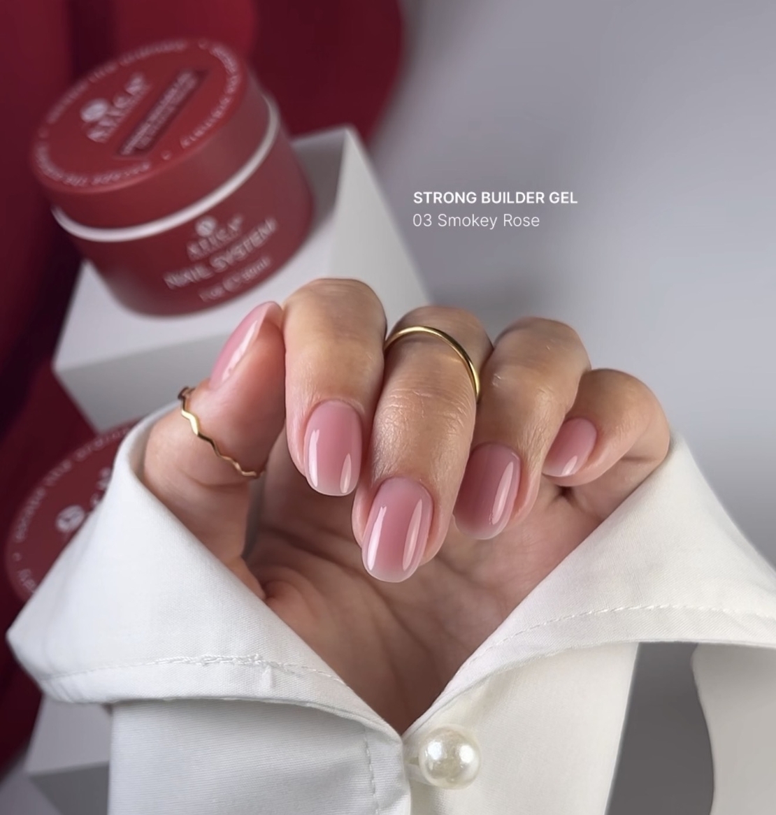Builder gel fibro strong Smokey rose 03 30 ml