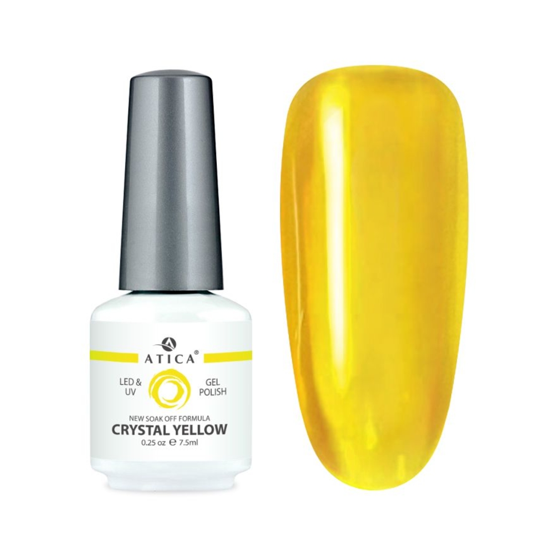Gel polish Crystal yellow 266 7.5 ml