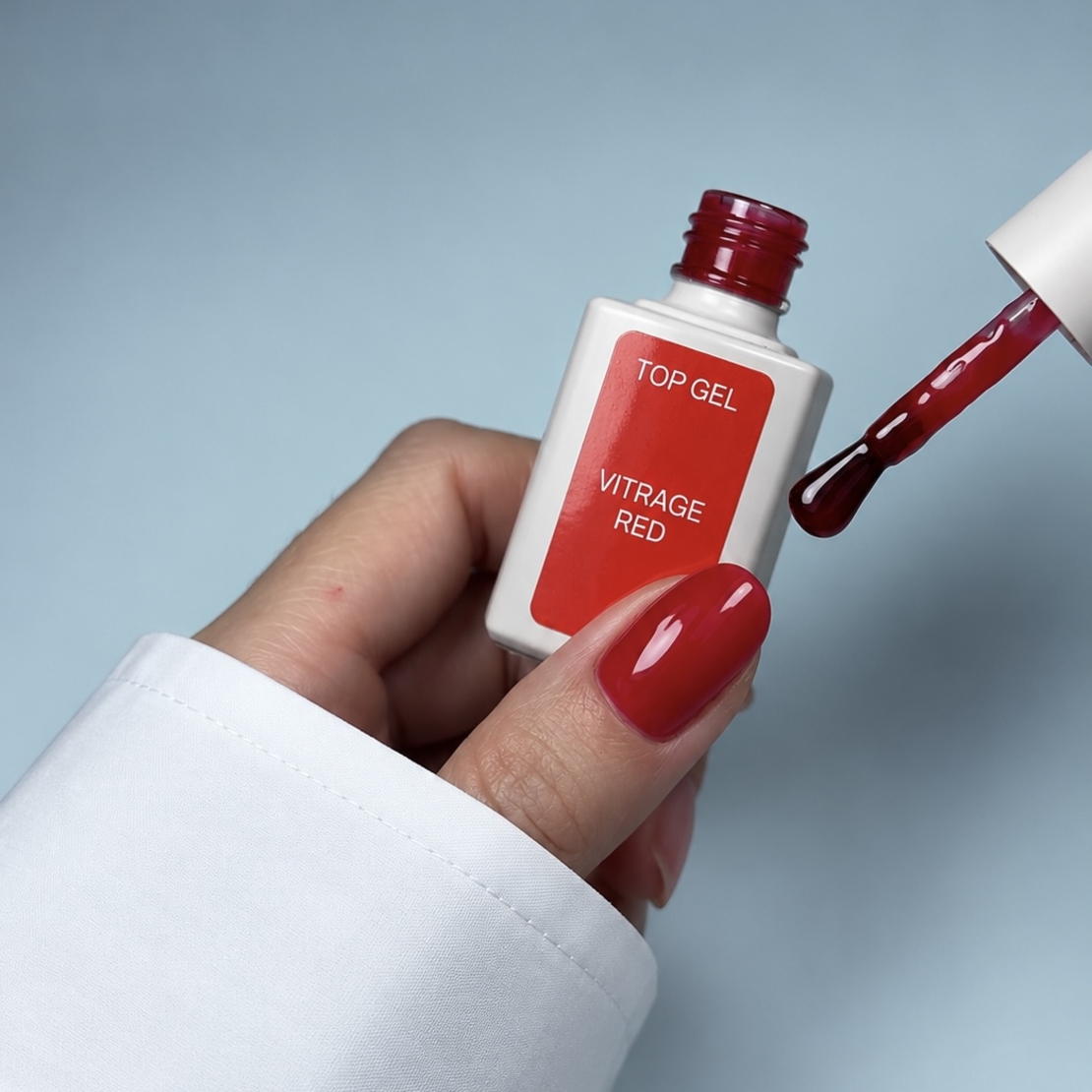 Top gel Vitrace red 15 ml