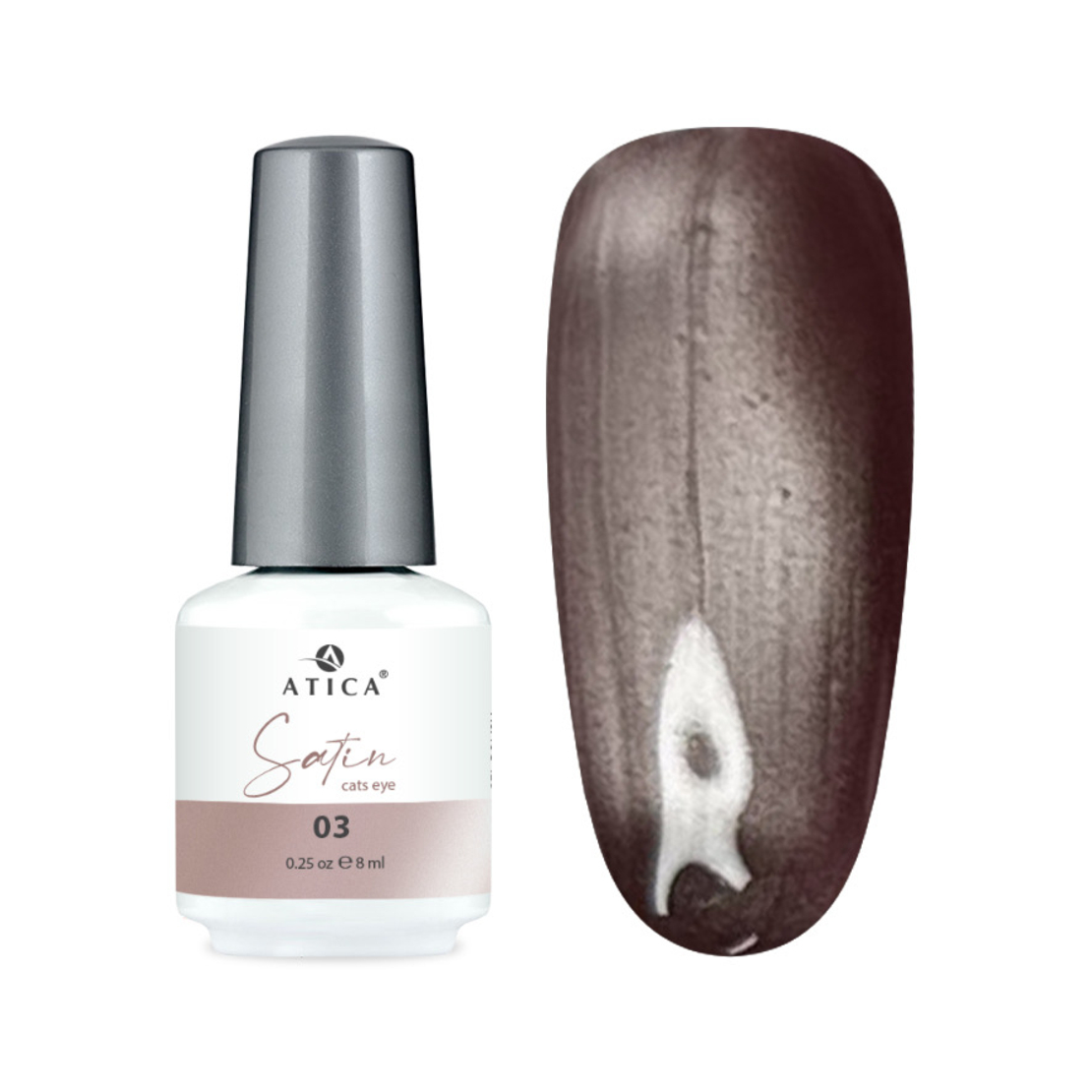 Gel polish Satin cat eye 03 8 ml