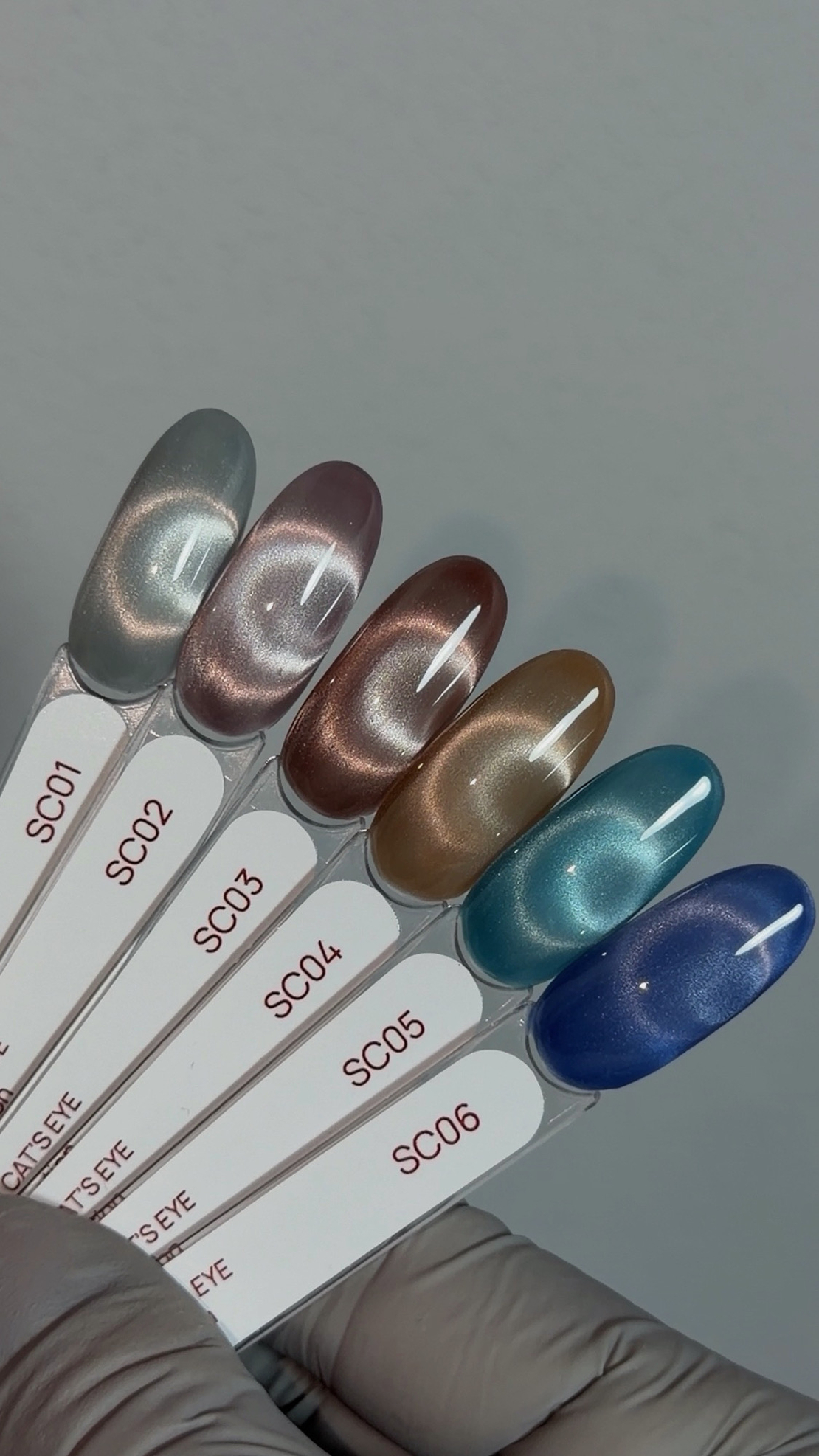 Gel polish Satin cat eye 01 8 ml