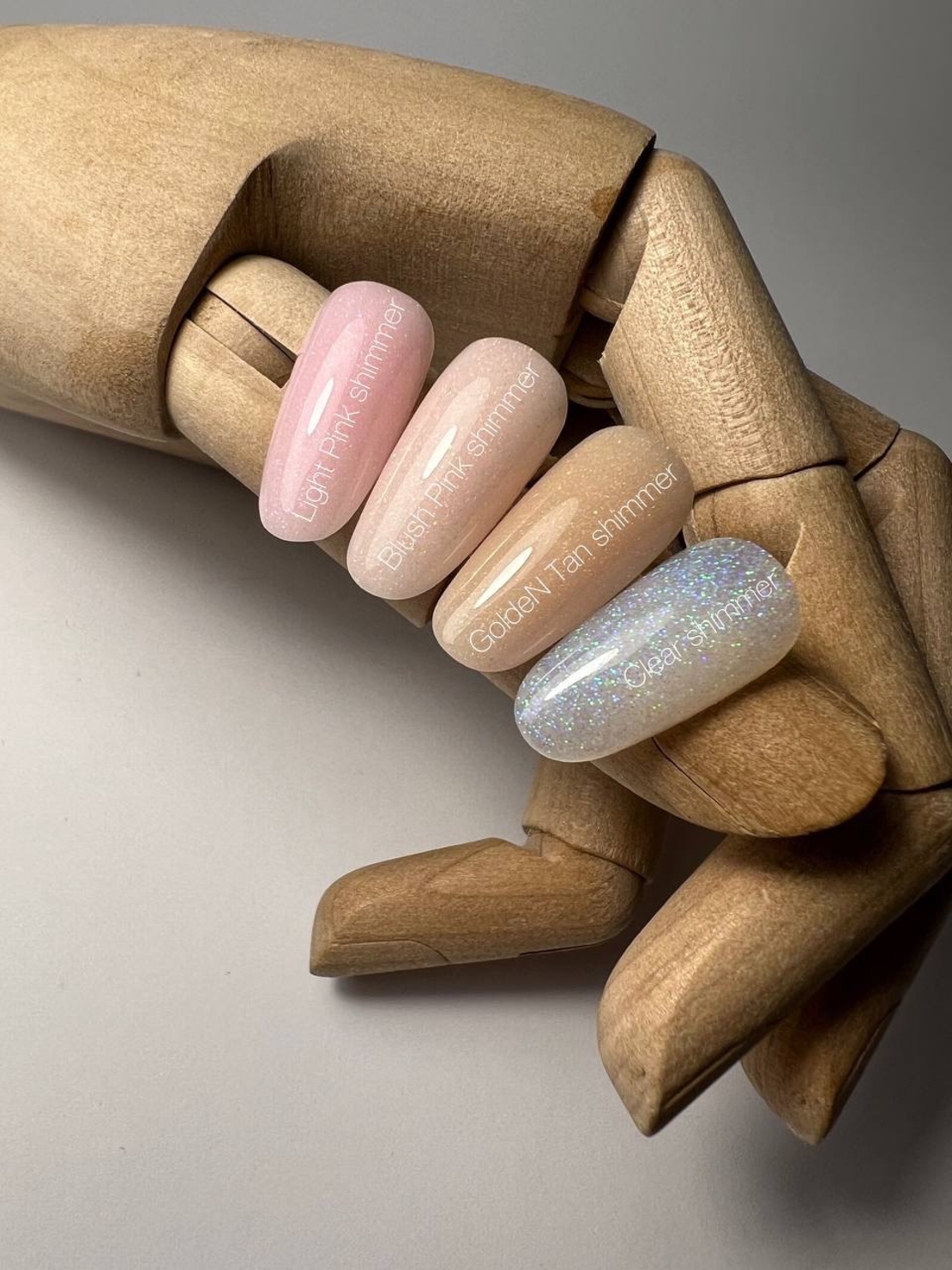 PolyMix polygel Light pink shimmer 60 ml