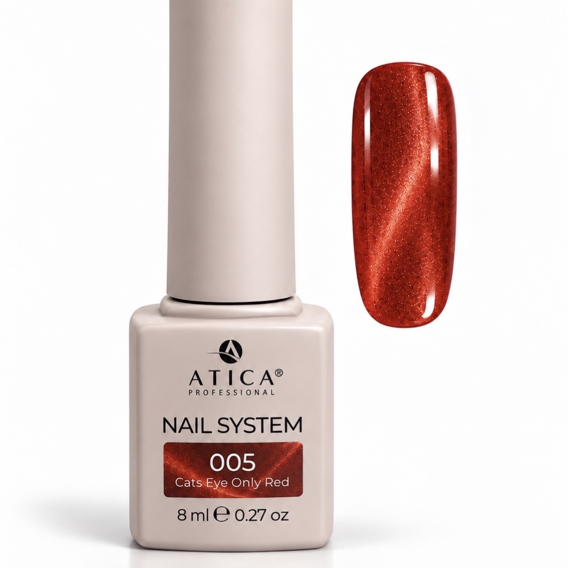 Gel polish Cat eye Only red 05 8 ml