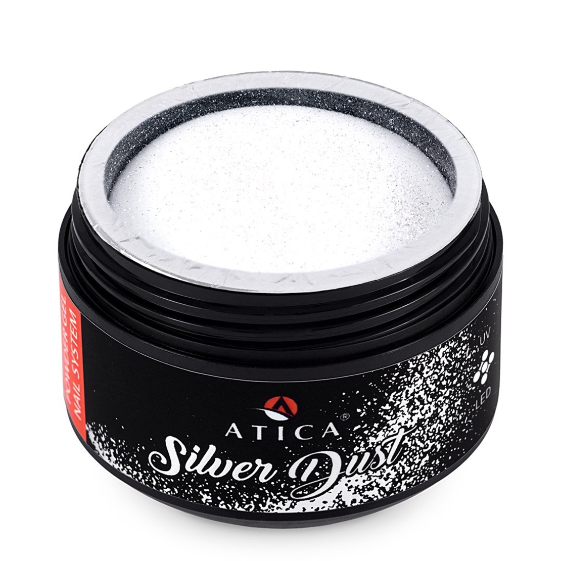 Гел пудра Silver dust (сребриста) 50 ml