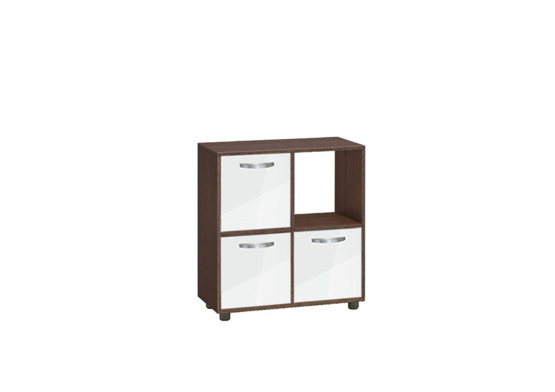 Етажерка Кубо 4 с три врати постформинг